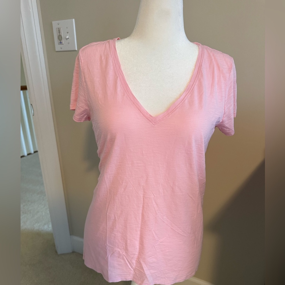 Lilly Pulitzer Etta V-Neck Women's Top, Light Pink